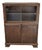 Mid-Century Italian Burl Display Cabinet, 1945 For Sale