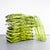Wood English Pavilion Lime Green Folding Chairs, 1950s, Set of 6 For Sale - Image 7 of 11