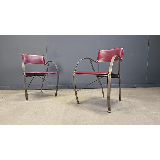 Vintage Dining Chairs from Segis, Italy, 1980s, Set of 6 For Sale - Image 4 of 14
