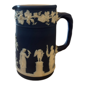 Late 19th Century Victorian Wedgewood Jasperware Pitcher