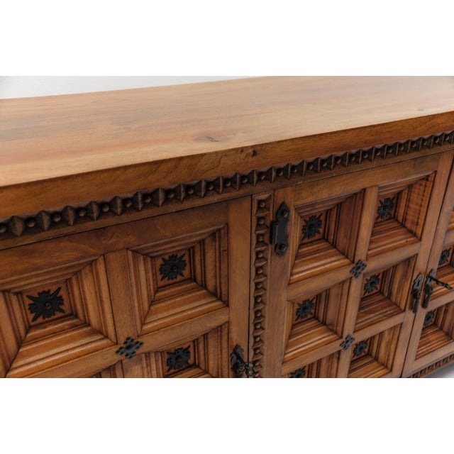 Large Brutalist Rustic Sideboard, 1960s For Sale - Image 14 of 18