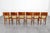 Mid-Century Italian Wood and Yellow Fabric Chairs, 1960s, Set of 6 For Sale - Image 12 of 16