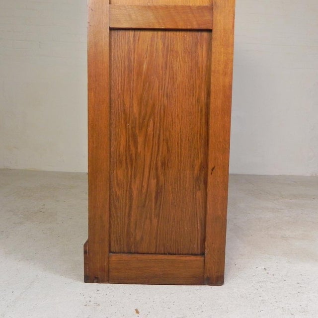 Oak Roller Shutter Box with 2 Shutters, 1930s For Sale - Image 15 of 18