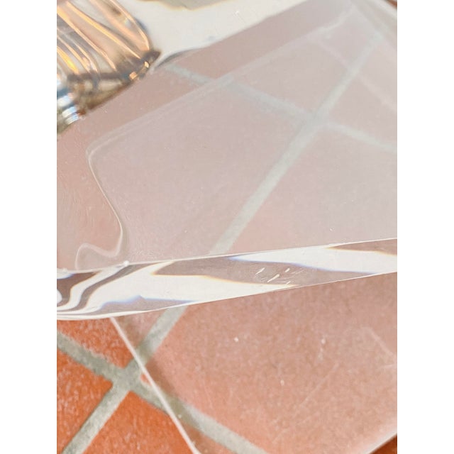 Acrylic Glass Zig Zag Chairs, Set of 2 For Sale - Image 14 of 18