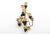 A fabulous pair of candle wall sconces each with two S-shaped arms supporting capitals over petaled surrounds. The sconces...