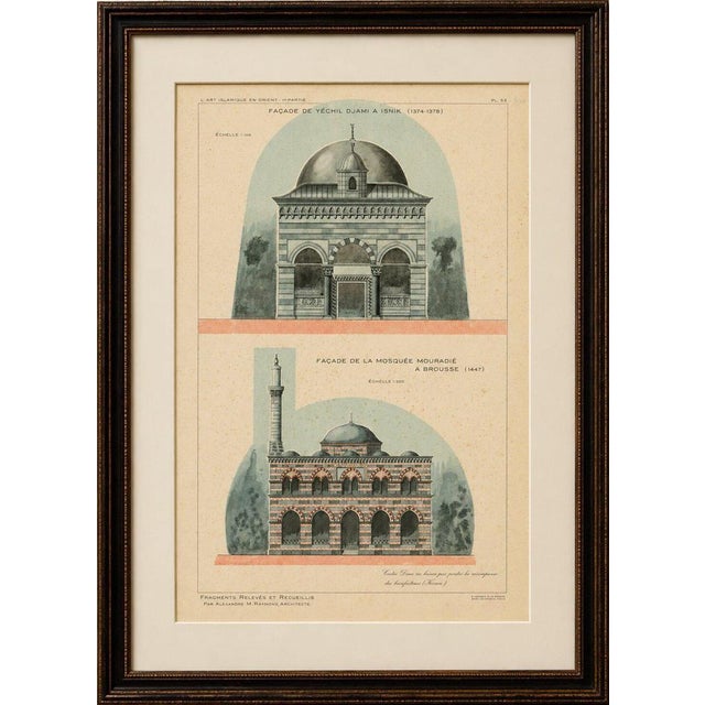 Blue Alexandre M. Raymond, Yeşil Djami Iznik & Muradiye Mosque, 1924, Paper For Sale - Image 8 of 9