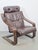 Vintage Armchair in Brown Leather and Bentwood attributed to Coja, 1970s For Sale - Image 18 of 18