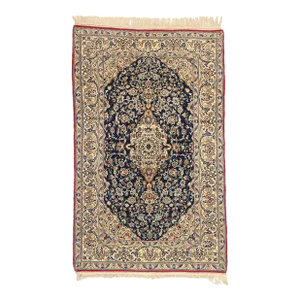 Vintage Persian Tudeshk Nain Rug - 03'06 X 05'09