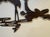 Metal 1960s-70s Brutalist Brass Crane Wall Sculpture For Sale - Image 7 of 9