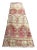 Distressed Vintage Handknotted Hallway Runner Rug For Sale