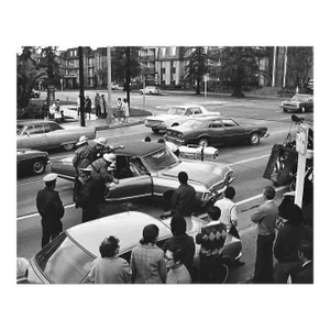 1975 Los Angeles Car Wreck Photograph by Don Ware