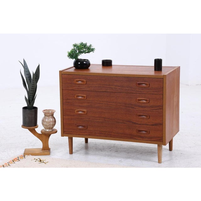 Vintage Scandinavian Chest of Drawers in Teak, 1960s For Sale - Image 4 of 14