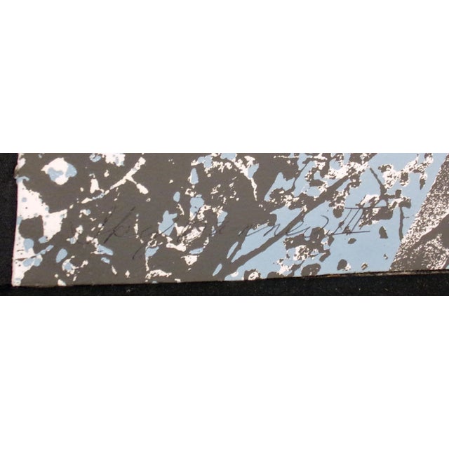 Paula Crane "Sky Banner II & III" Diptych Signed Fine Art Etchings 1980s For Sale - Image 9 of 11