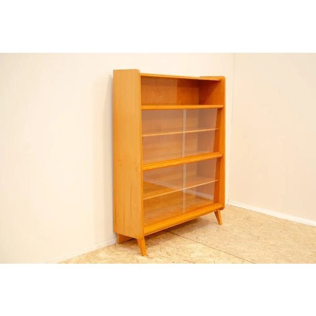 Mid-Century Modern Mid-Century Walnut Bookcase by František Jirák for Jitona, Czechoslovakia, 1960s For Sale - Image 3 of 13