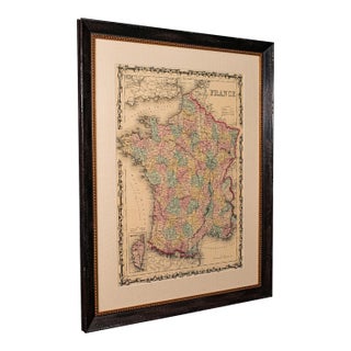 1970's Large Vintage France Map For Sale