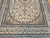 1900 - 1909 Vintage Exceptionally Fine Nain Habibian Area Rug, Hand-Knotted Wool & Silk, Floral Pattern, 6x10, Ivory & Blue For Sale - Image 5 of 9