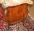 1920's French Style Marble Top Inlaid Walnut Vanity With Later Companion Mirror For Sale - Image 14 of 15