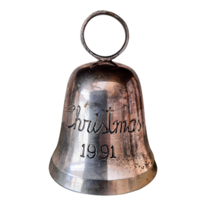 Vintage 1991 Silver Christmas Bell International Silver Co