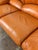 Animal Skin Vintage 1970's Italian Leather Sofa For Sale - Image 7 of 13
