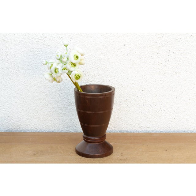 Late 19th Century Early 20th Century Ceylon Turned Wood Goblet For Sale - Image 5 of 5