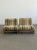 1970s Swedish Lounge Chairs in Striped Linen - Pair For Sale In Los Angeles - Image 6 of 12