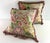 2020s Thibaut Peony Garden Hand Printed Tasseled Linen Pillows/a Pair For Sale - Image 5 of 9
