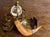 Victorian Antique Horn and Brass Desk Standish or Smoking Set For Sale - Image 3 of 10