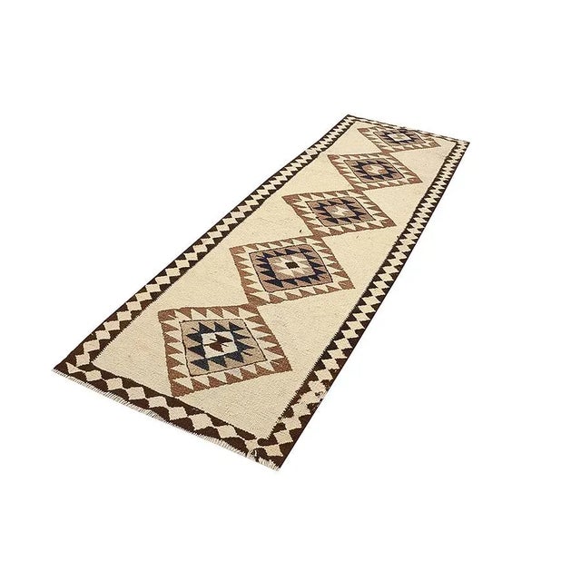 Mid-Century Modern Vintage Kilim Runner For Sale - Image 3 of 7