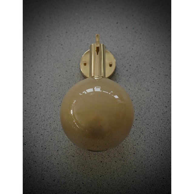 Murano Art Glass and Brass Wall Light, 2000 For Sale - Image 11 of 12
