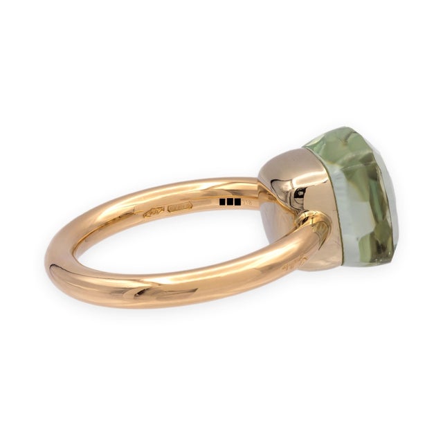 Early 21st Century Pomellato Prasiolite Nudo Classic Ring in 18 K Rose Gold - Size 5.25 For Sale - Image 5 of 11