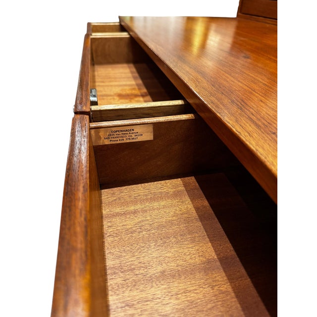 1970s Danish Flip Top Desk For Sale In Los Angeles - Image 6 of 6