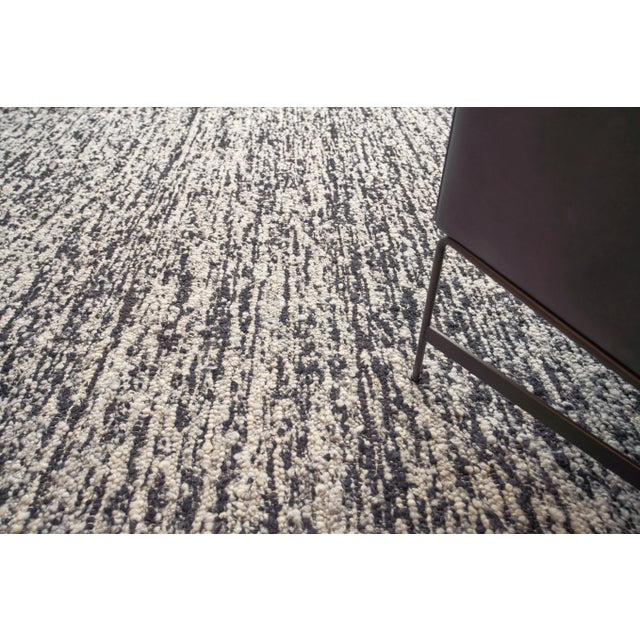 2020s Exquisite Rugs Tocayo Handmade New Zealand Wool Black Rug-12'X15' For Sale - Image 5 of 6