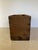 A complete vintage wooden wine shipping crate stamped "WINESHIPPER — S.A. D'Exploitation du Château de Lescours — St...