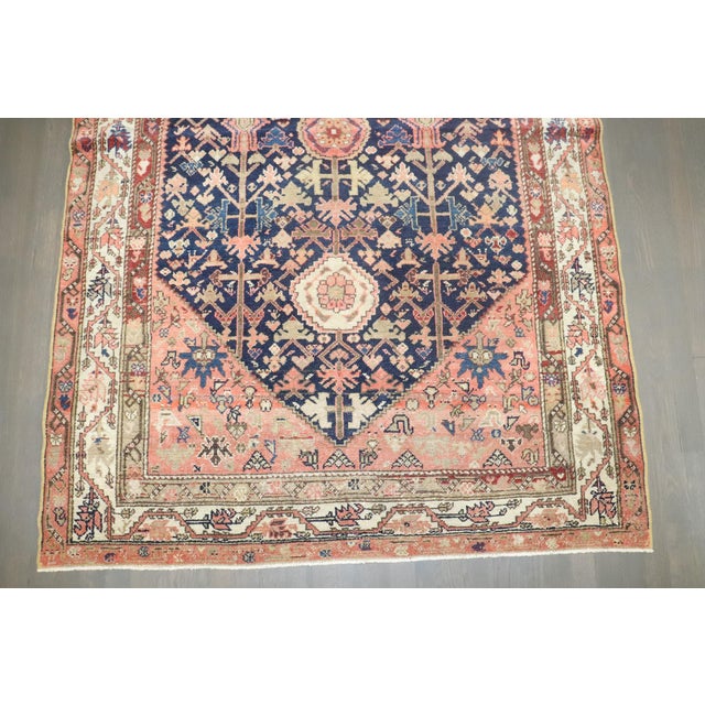 Early 20th Century Early 20th Century Zabihi Collection Persian Malayer Accent Rustic Rug - 4'7" x 6'7" For Sale - Image 5 of 10