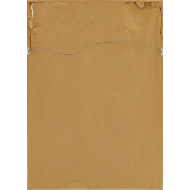 Perez Celis Perez Celis Buenos Aries 1989 Signed Abstract Expressionism Painting on Paper For Sale - Image 4 of 8