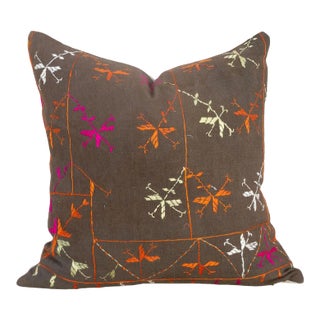 Dia Antique Indian Folk Pillow For Sale
