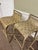 Baker / McGuire Steven Volpe Organic Rawhide Crin Bar Stools- Set of 4 For Sale - Image 9 of 12