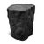 Contemporary Black Organic Modern Vintage Lychee Stump Stool / Side Table For Sale - Image 3 of 5