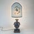 Living Room Lamps with Antique Embroidery, 1970s, Set of 2 For Sale - Image 3 of 8