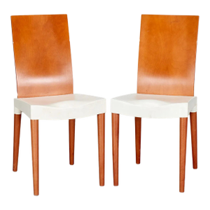 1990s Philippe Starck Kartell Miss Trip Chairs Made in Italy Postmodern