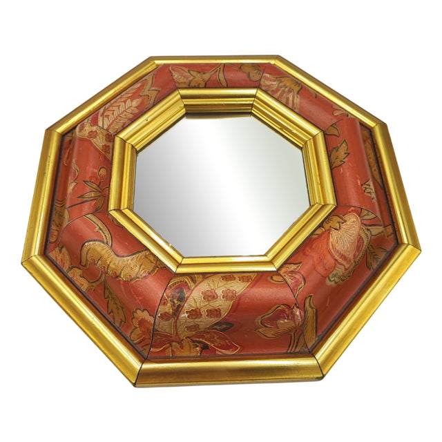 Vintage Wooden Mirror, 1970s For Sale