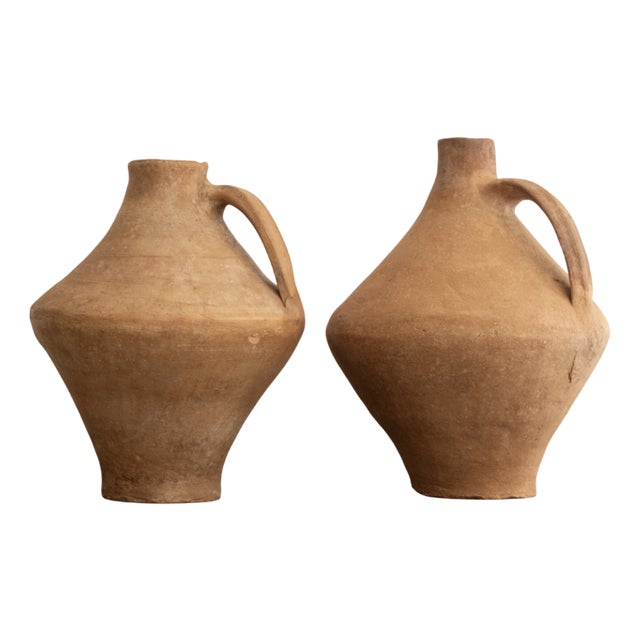 Ceramic Jars, 19th Century, Set of 2 For Sale