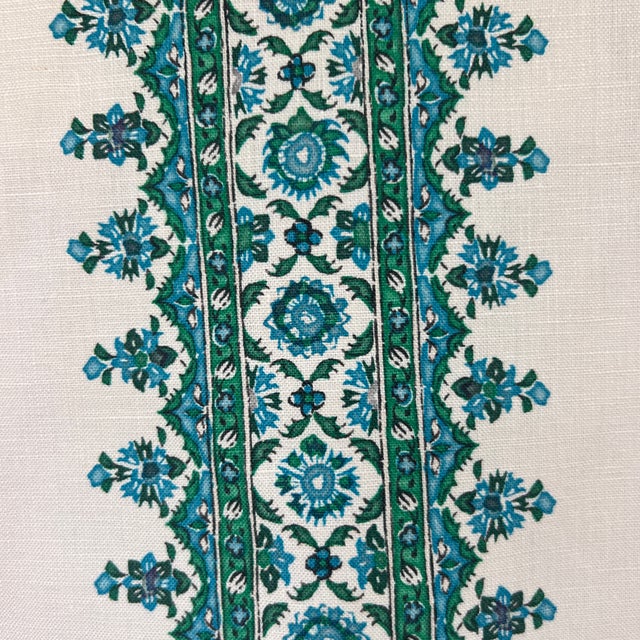 Peter Dunham Peter Dunham Ishafan Stripe Linen Fabric- 2 Yards For Sale - Image 4 of 5