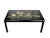 Black Hand-Painted Golden Chinese-Style Lotus Coffee Table For Sale - Image 4 of 10