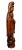 1970s Large Vintage Hand Carved Solid Wood 4.5 Foot Standing Kwan Yin/Guanyin Statue For Sale - Image 5 of 12