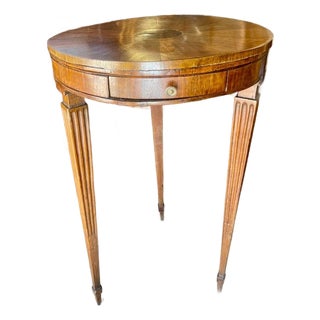 19th C. Italian Walnut Side Table For Sale