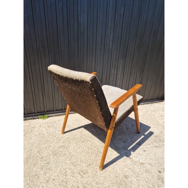 Vintage Scandinavian Armchair, 1960s For Sale - Image 9 of 13
