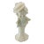 Vintage Figurine Porcelain Bisque Art White Traditional English Cottage French Country For Sale