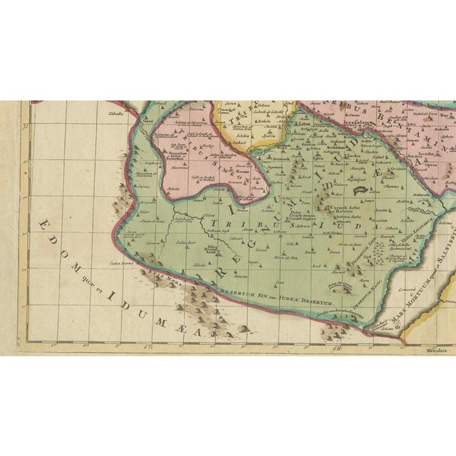 Twelve Tribes of Israel Samson Map For Sale - Image 4 of 9