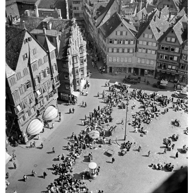 1930s View From Belfry of Stuttgart City Hall, Stuttgart Germany, 1935 For Sale - Image 5 of 5